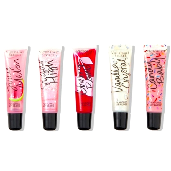 Victoria's secret NWT, 5 piece delicious flavor lip gloss holiday gift s… - Picture 2 of 7